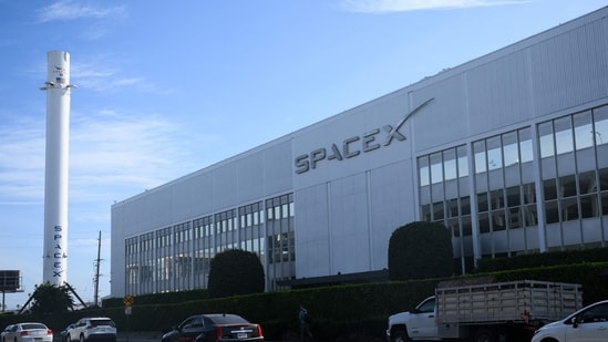 SpaceX IPO fever sparks hunt for proxy plays in Asia Vehicles drive past a SpaceX Falcon 9 rocket displayed outside a Space Exploration Technologies Corp. facility in Hawthorne, California. (AFP)