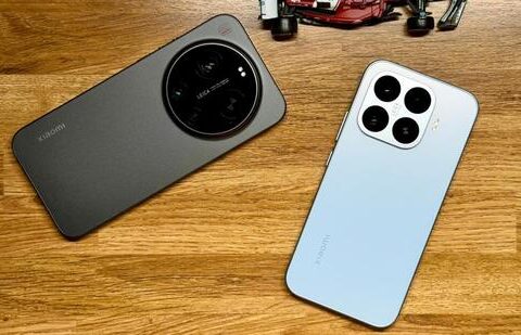 Xiaomi 17T flanked by its sibling, the Xiaomi 17 Ultra, retains the broader Leica experience. (Vishal Mathur | HT Picture)