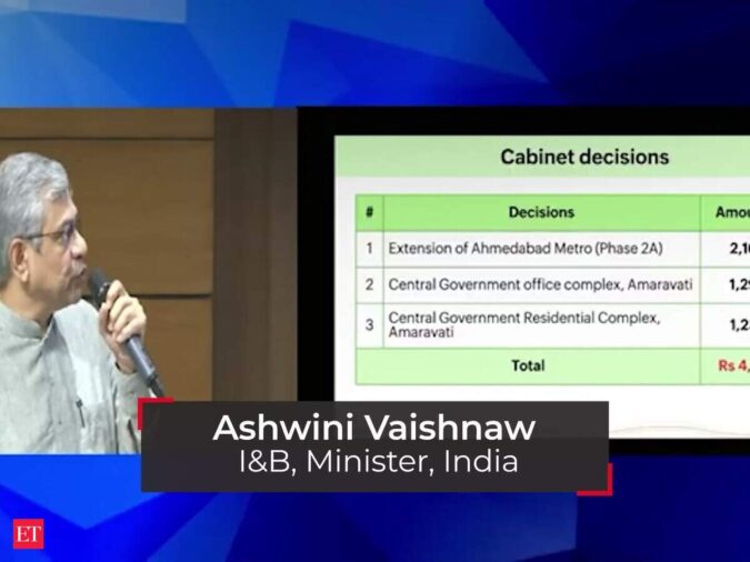 Cabinet approves ₹2169 cr Ahmedabad Airport Metro Corridor, ₹1200 cr govt office in Amaravati - The Economic Times Video
