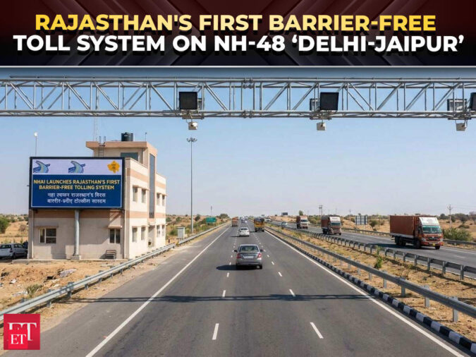 Rajasthan gets its first barrier-free toll plaza on the busy Delhi-Jaipur highway - The Economic Times Video