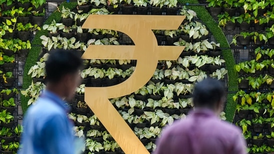 Mumbai: Rupee logo at Reserve Bank of India (RBI) headquarters (PTI/File)