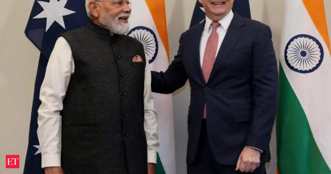 PM Modi invites Australian businesses to invest in India, seeks early conclusion of CECA ET logo