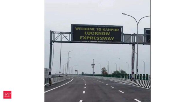 Rajnath Singh, Nitin Gadkari inaugurate Lucknow-Kanpur Expressway in UP ET logo
