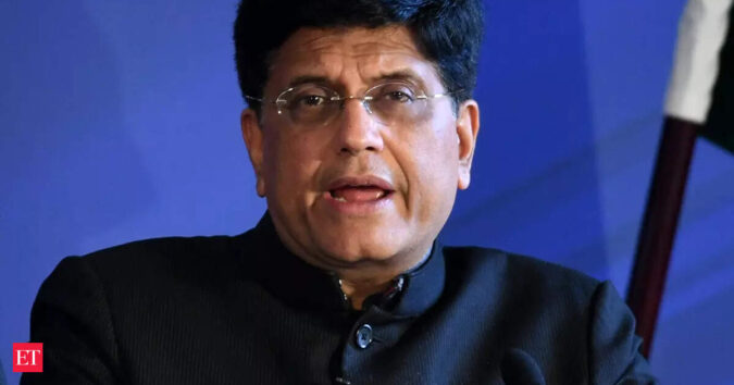 India, EU to soon finish legal scrubbing of trade pact text: Commerce and Industry Minister Piyush Goyal ET logo