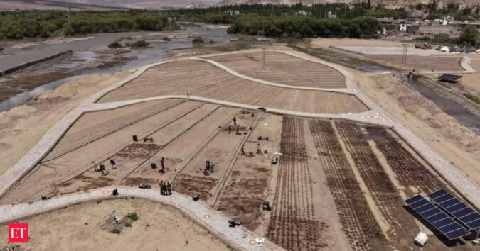 Development of India’s highest commercial Lilium cultivation field starts in Ladakh ET logo