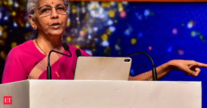 Rupee value is market-driven, has no target band against US dollar: FM Sitharaman ET logo