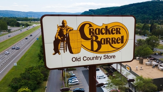 Cracker Barrel stock fell after CEO Julie Masino stepped down. Former Bloomin' Brands chief David Deno takes over as the restaurant chain faces sales challenges. (AP Photo/Ted Shaffrey, File) (AP Photo/Ted Shaffrey)