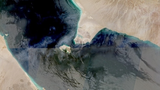 Shipping via Hormuz disrupted, Iran could tell Houthis to shut Bab al-Mandab: Why the narrow waterway matters A satellite image shows Bab al Mandab Strait, a key shipping waterway and the gateway to the Red Sea, as Iran threatens using Yemen's Houthi allies to shut this gateway too. (Nasa Worldview via Reuters)