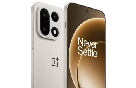 A OnePlus 15 Flagship smartphone on display. The company says its India operations will continue as usual despite ongoing global restructuring. (OnePlus India)