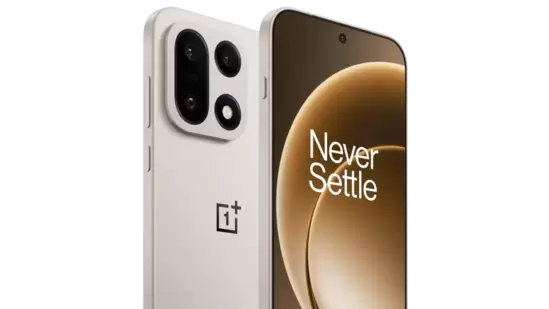 A OnePlus 15 Flagship smartphone on display. The company says its India operations will continue as usual despite ongoing global restructuring. (OnePlus India)