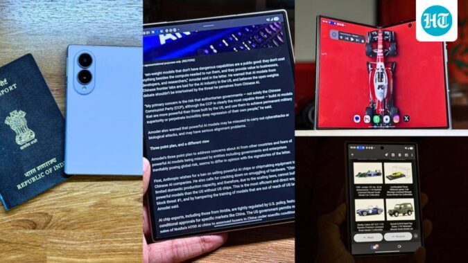 Rival phone makers will spend years trying to match Samsung’s benchmark with a different form factor foldable. (Vishal Mathur/ HT Photo)
