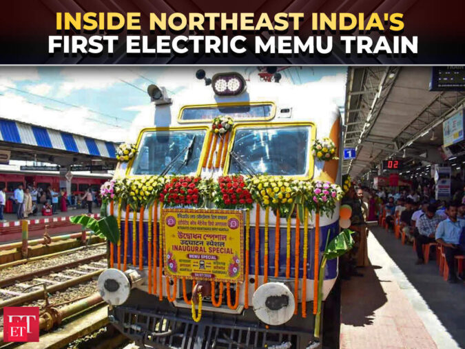 Indian Railways launches first MEMU train in Northeast, boosting Tripura-Assam connectivity - The Economic Times Video
