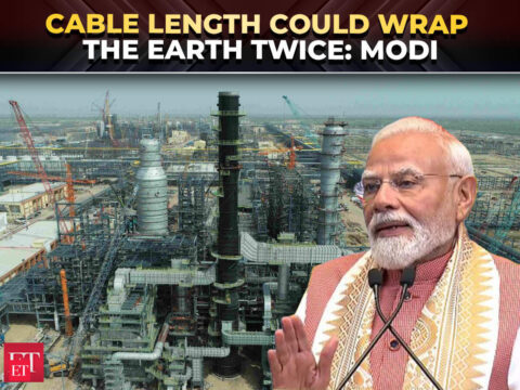 Rajasthan refinery has used as much steel as can build 40 Eiffel Towers and 5 Burj Khalifas: Modi - The Economic Times Video