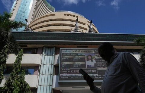 Worst possible day for Sensex, Nifty in 2 months: Why is market down today? A man walks past Bombay Stock Exchange (BSE) building in Mumbai (AP Photo/Rafiq Maqbool)