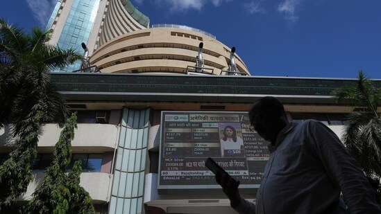 Worst possible day for Sensex, Nifty in 2 months: Why is market down today? A man walks past Bombay Stock Exchange (BSE) building in Mumbai (AP Photo/Rafiq Maqbool)
