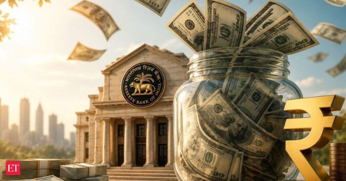 $100 bn in sight: India is rolling in dollars but what about the rupee? ET logo