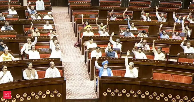 Rajya Sabha passes MSME bill to curb payment delays ET logo