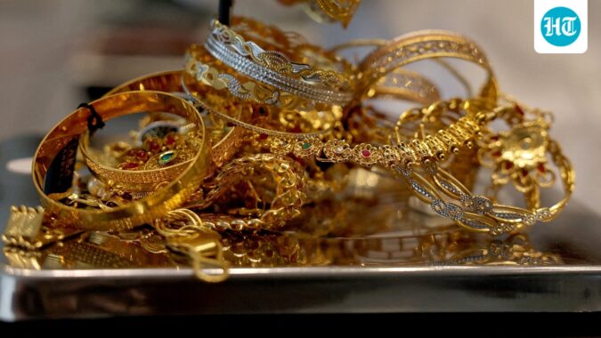 Gold prices remain high in India; check 22K, 24K rates in Mumbai, Delhi, Bengaluru Gold at a store as prices remain elevated across major Indian cities (REUTERS)