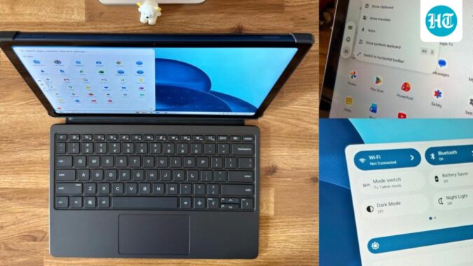 HP has walked the path of restraint with the OmniPad 12. (Vishal Mathur | HT Photo)