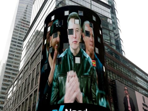 Investors are having doubts about Elon Musk’s grandiose ambitions FILE PHOTO: A live feed shows SpaceX CEO Elon Musk on the day of SpaceX's initial public offering (IPO) at the Nasdaq MarketSite, in New York City, U.S., June 12, 2026. (REUTERS)