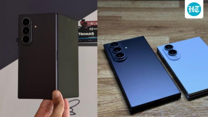 The Samsung Galaxy Z Fold8 Ultra prices in India start at  ₹1,99,999. (Vishal Mathur/ HT Photo)