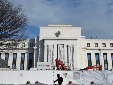 US federal deficit is expected to hit $2.1 trillion in 2026 as spending rises faster than tax revenue, while debt interest and benefit costs climb. (AFP)
