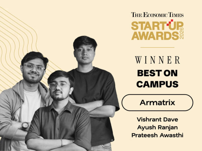ET Startup Awards 2026 | Best on Campus: Armatrix slithers to success with snake-like robotic arms Image for ETSAWinners-1(1)