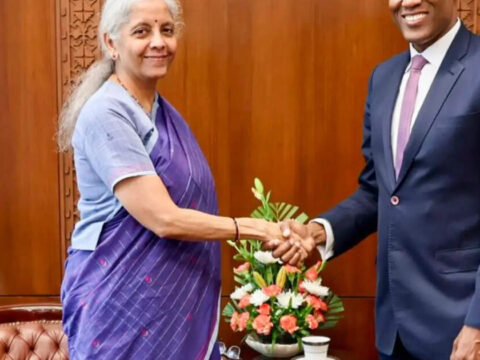 Nirmala Sitharaman and IMF Deputy MD Nigel Clarke discuss India’s economic outlook and global growth ET logo