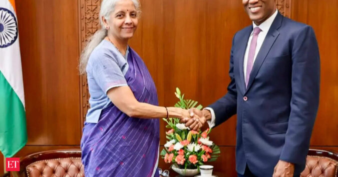 Nirmala Sitharaman and IMF Deputy MD Nigel Clarke discuss India’s economic outlook and global growth ET logo