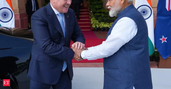India-New Zealand FTA finalised; 100% of Indian exports to get duty-free access from October 20 ET logo