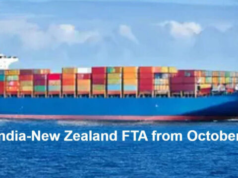 India-New Zealand FTA kicks in from October 20: