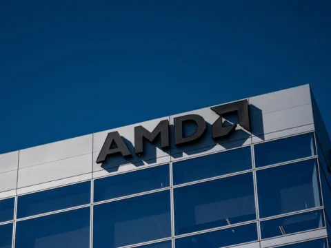 AMD stock crosses $1 trillion as AI demand drives its market value higher. (Bloomberg file photo)