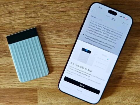 Plaud makes a strong case for itself with summaries that also include a chatbot-like feature. (Visha Mathur | HT picture)