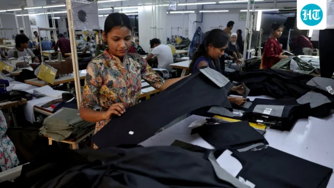 EPFO data: Share of labour-intensive sectors drops as formal workforce grows FILE PHOTO: FILE PHOTO: Workers check trousers at a garment manufacturing unit on the outskirts of Ahmedabad, India, January 29, 2026. (REUTERS)