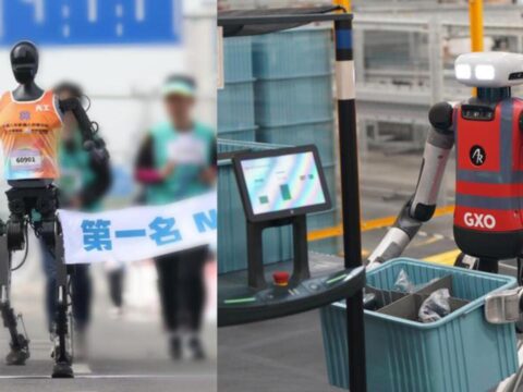 X-Humanoid Tien Kung and (right) Agility Robotics Digit. (Official photos)