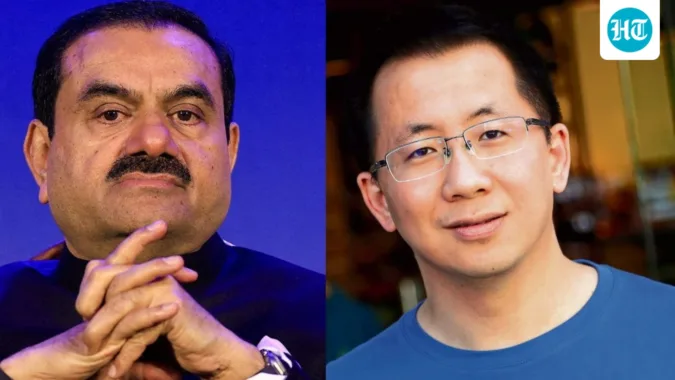 Gautam Adani is at number 20th in the top 20 richest persons list released by Bloomberg while Zhang Yiming is at number 18. (Reuters/Mint)