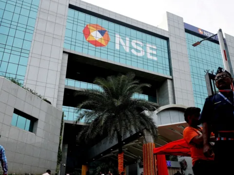 Markets today LIVE: A guard stands at the gate of the National Stock Exchange (NSE) in Mumbai