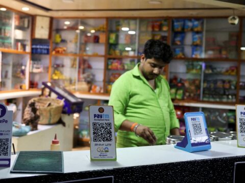 Fuel pump transactions, bill and insurance payments, and more: UPI FAQs as MDR kicks in QR codes of digital payment firms PhonePe and Paytm are seen on the counter of a grocery store in Ahmedabad (REUTERS/File)