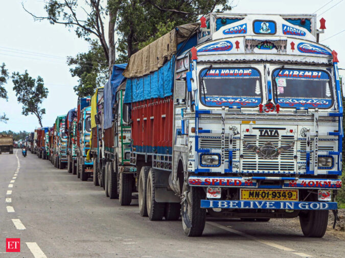 GST officers will soon be allowed to stop vehicles for inspection only at origin & destination states ET logo