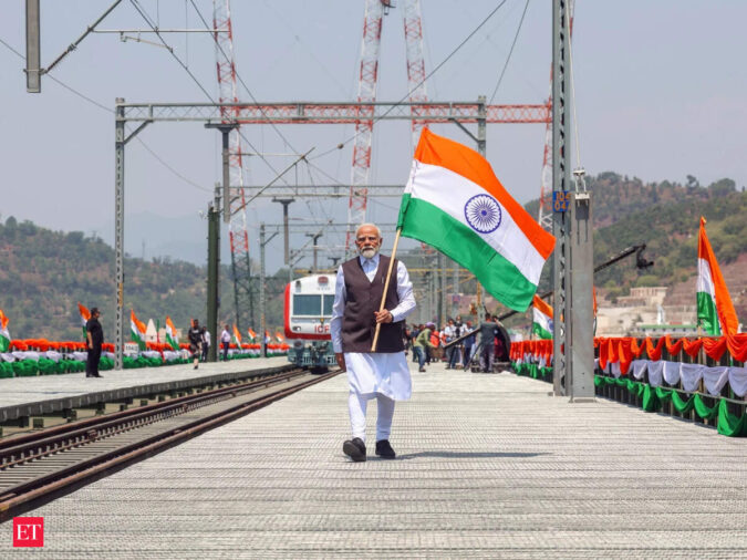Ladakh mega projects: Rs 3,350 crore gift to Ladakh: India’s 1st petroglyph park, airport terminal for 35 lakh passengers & 298-km Himalayan road among 5 projects launched by PM Modi ET logo