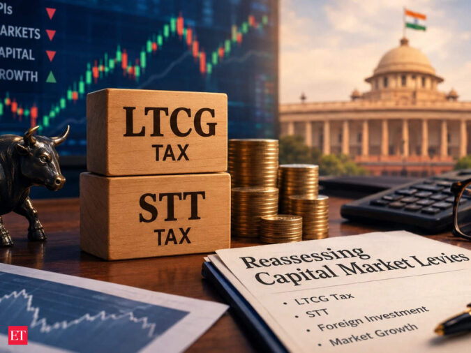 Govt seeks investor and expert views on LTCG and STT as it reviews capital market levies amid FPI exodus ET logo