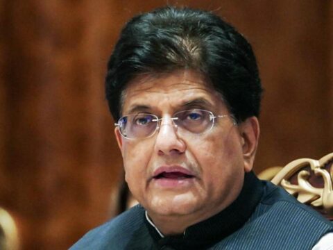Union minister of Commerce and Industry Piyush Goyal (Ritik Sharma)