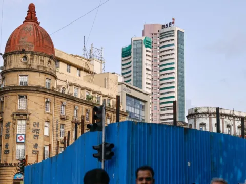 Sensex, Nifty start muted as inflation, oil prices and Middle East tensions weigh India's retail inflation accelerated to a higher-than-expected 5.54 per cent in September, data showed on Monday (Bloomberg/File)