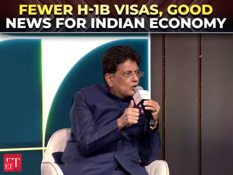 Every H-1B visa not granted is a big win for India: Piyush Goyal | ET Startup Awards 2026 - The Economic Times Video