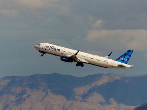JetBlue creditors hire advisers as airline’s shares, bonds sink A JetBlue airliner takes off form Las Vegas International Airport.