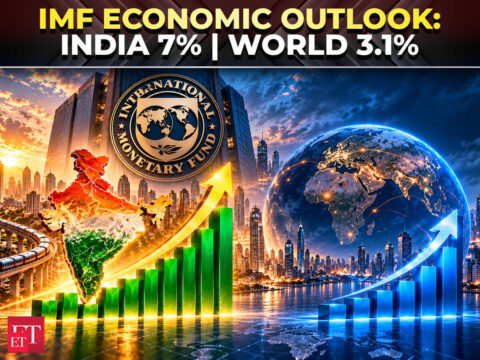 india gdp growth 2026: IMF raises India growth forecast to 7% as oil shock, AI reshape global outlook - The Economic Times Video