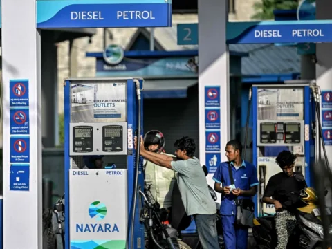 Under the Ethanol Blended Petrol (EBP) programme, ethanol blending already reached 20% in 2025-26 as the country achieved the E20 target five years ahead of schedule. (AFP/File)
