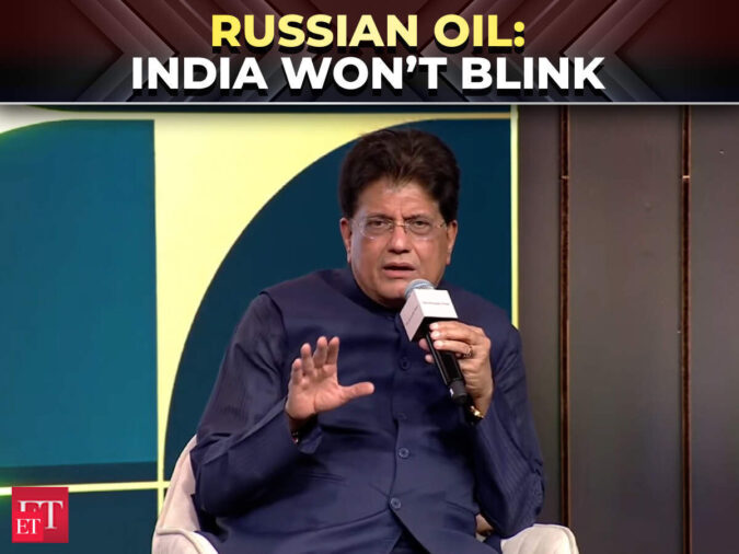 ‘We are a self-respecting country’: Piyush Goyal on Russian oil and US tariff threat | ETSA 2026 - The Economic Times Video